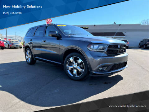 2017 Dodge Durango for sale at New Mobility Solutions in Jackson MI