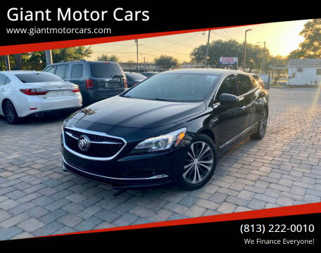 2017 Buick LaCrosse for sale at Giant Motor Cars in Tampa FL