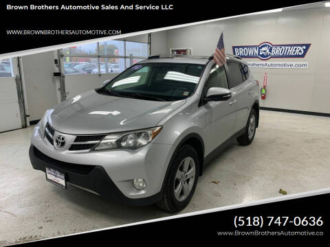 2015 Toyota RAV4 for sale at Brown Brothers Automotive Sales And Service LLC in Hudson Falls NY