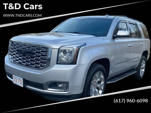 2018 GMC Yukon for sale at T&D Cars in Holbrook MA