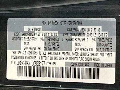 2020 Mazda CX-5 Grand Touring Reserve