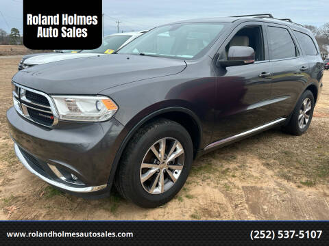 2016 Dodge Durango for sale at Roland Holmes Auto Sales in Roanoke Rapids NC