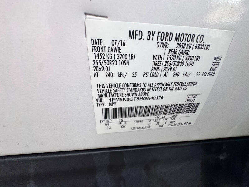 2017 Ford Explorer Sport