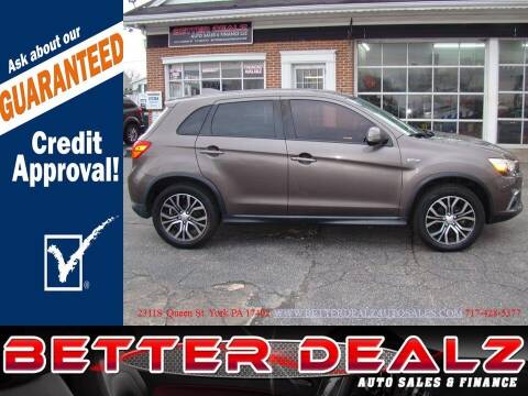 2017 Mitsubishi Outlander Sport for sale at Better Dealz Auto Sales & Finance in York PA