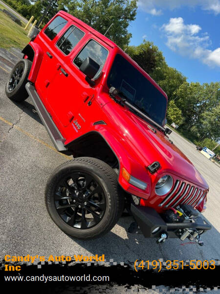 2021 Jeep Wrangler Unlimited for sale at Candy's Auto World Inc in Toledo OH