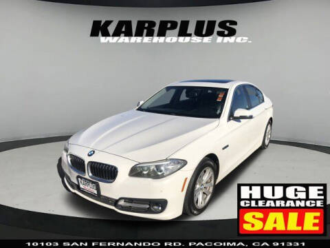2016 BMW 5 Series for sale at Karplus Warehouse in Pacoima CA