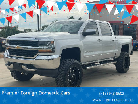 2018 Chevrolet Silverado 1500 for sale at Premier Foreign Domestic Cars in Houston TX