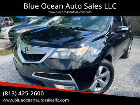 2011 Acura MDX for sale at Blue Ocean Auto Sales LLC in Tampa FL