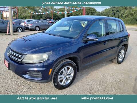 2013 Volkswagen Tiguan for sale at Your Choice Autos - Crestwood in Crestwood IL