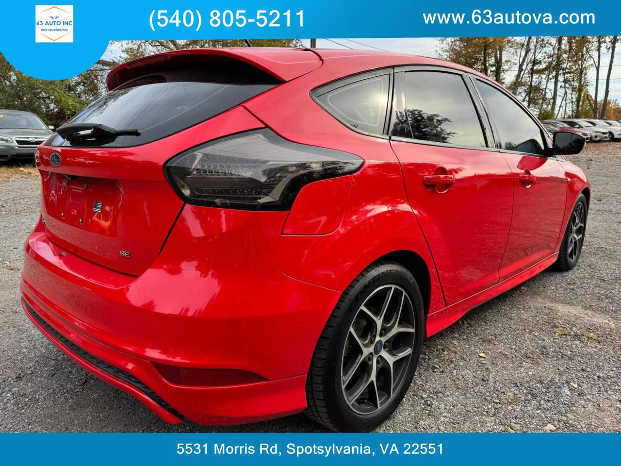 2016 Ford Focus for sale at 63 Auto Inc in Spotsylvania, VA