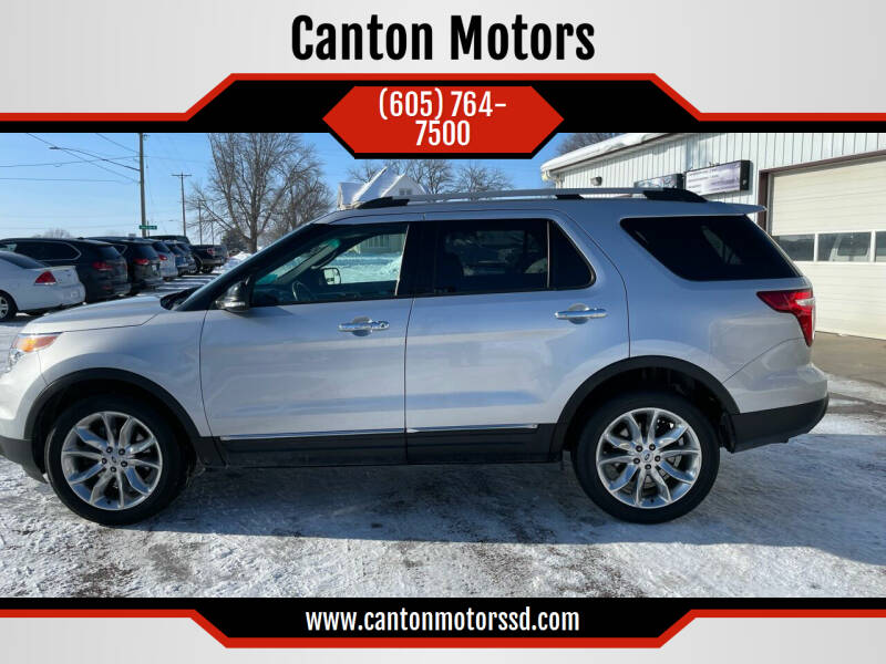 2015 Ford Explorer for sale at Canton Motors in Canton SD