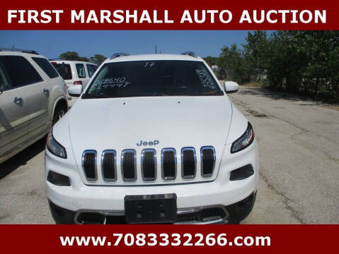2017 Jeep Cherokee for sale at First Marshall Auto Auction in Harvey IL