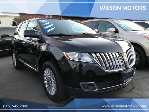 2011 Lincoln MKX for sale at WILSON MOTORS in Stockton CA