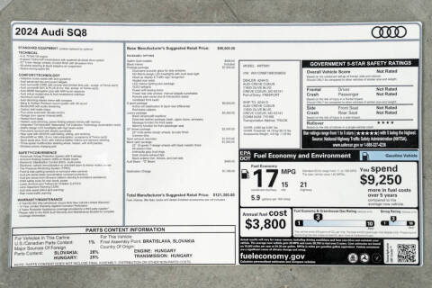 2024 Audi SQ8 4.0T quattro Prestige