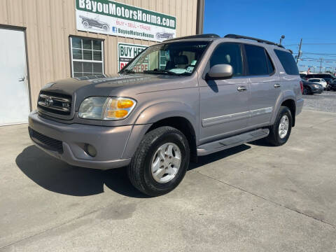 2002 Toyota Sequoia for sale at Bayou Motors Inc in Houma LA