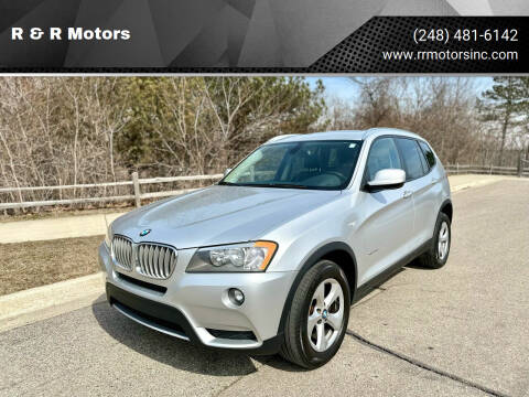 2011 BMW X3 for sale at R & R Motors in Waterford MI