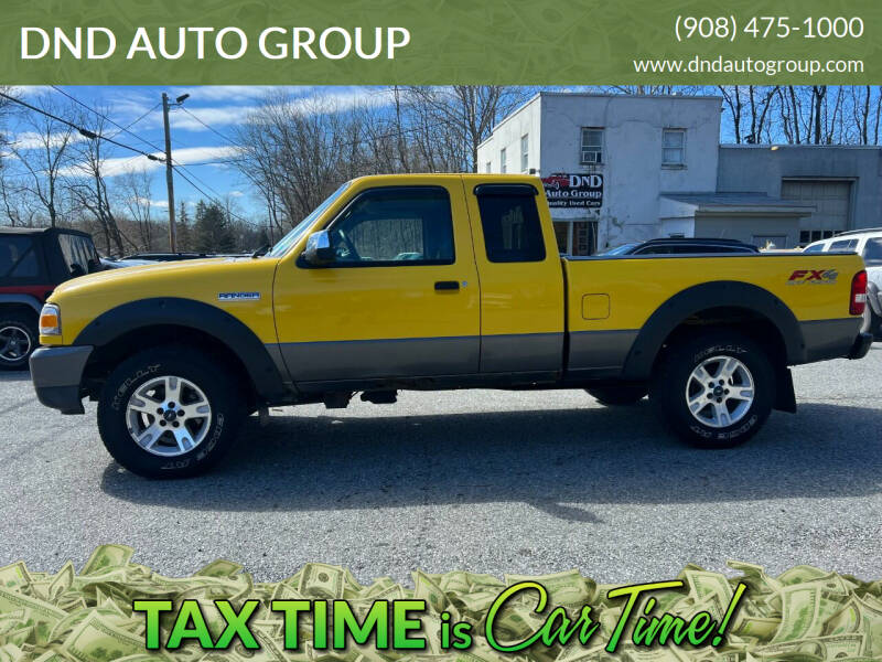 2007 Ford Ranger for sale at DND AUTO GROUP in Belvidere NJ