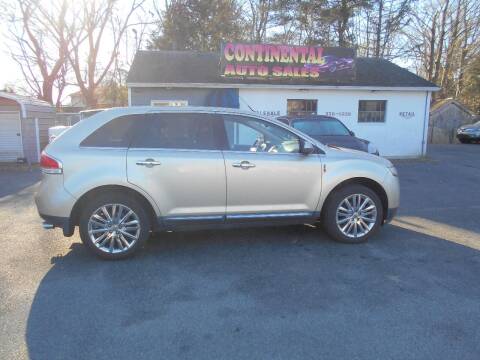 2011 Lincoln MKX for sale at Continental Auto Inc in Seekonk MA