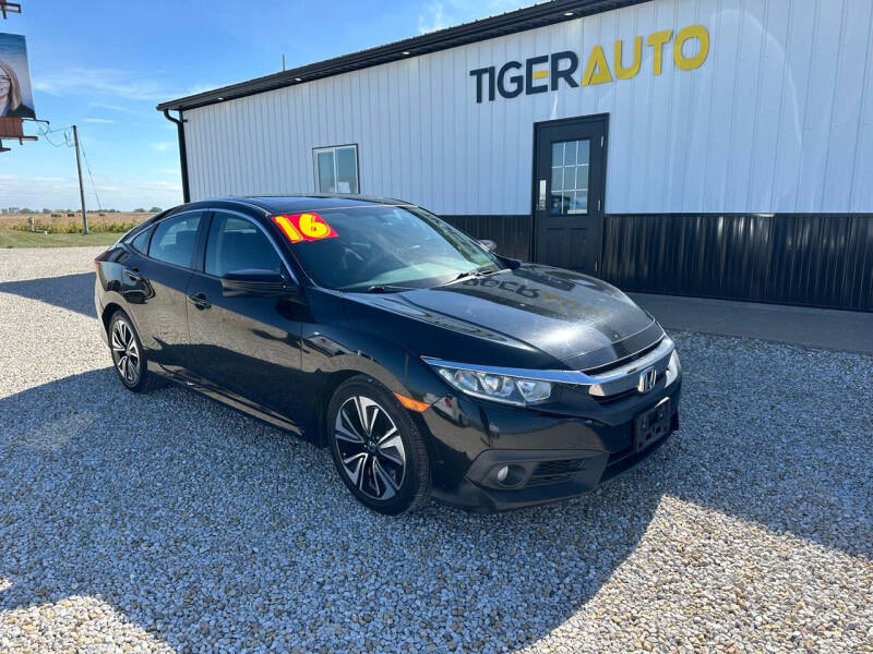 2016 Honda Civic for sale at Tiger Auto Sales Inc in Danville IA