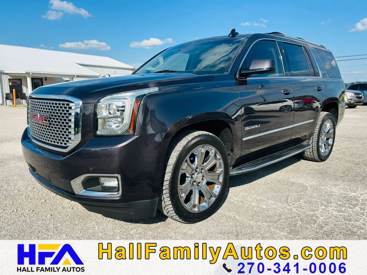 Gray 2017 GMC Yukon Denali 4x2 Denali 4dr SUV 1