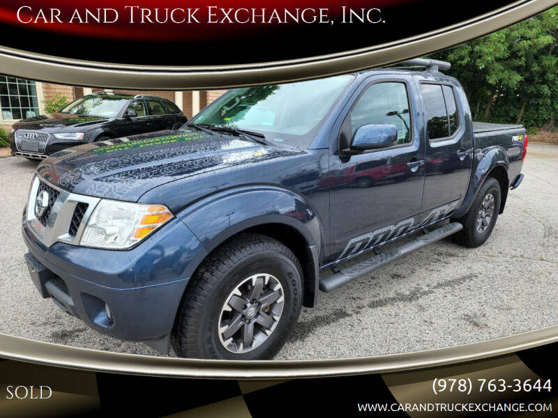 2016 Nissan Frontier for sale at Car and Truck Exchange, Inc. in Rowley MA