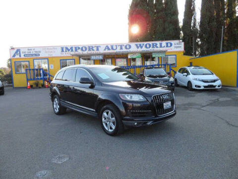 2013 Audi Q7 for sale at Import Auto World in Hayward CA