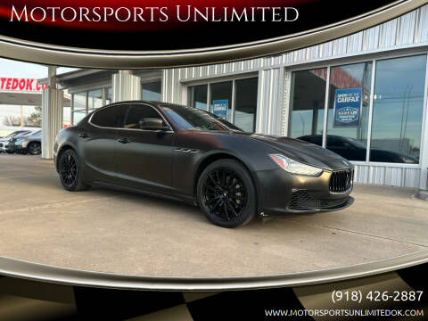 2017 Maserati Ghibli for sale at Motorsports Unlimited in McAlester OK