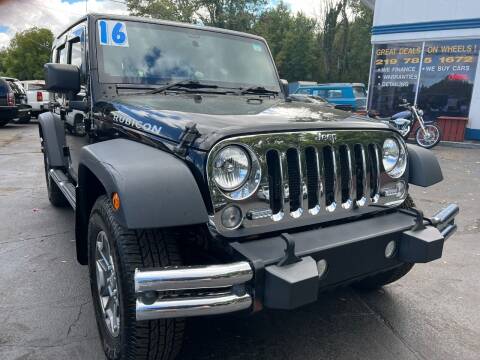 2016 Jeep Wrangler Unlimited for sale at GREAT DEALS ON WHEELS in Michigan City IN