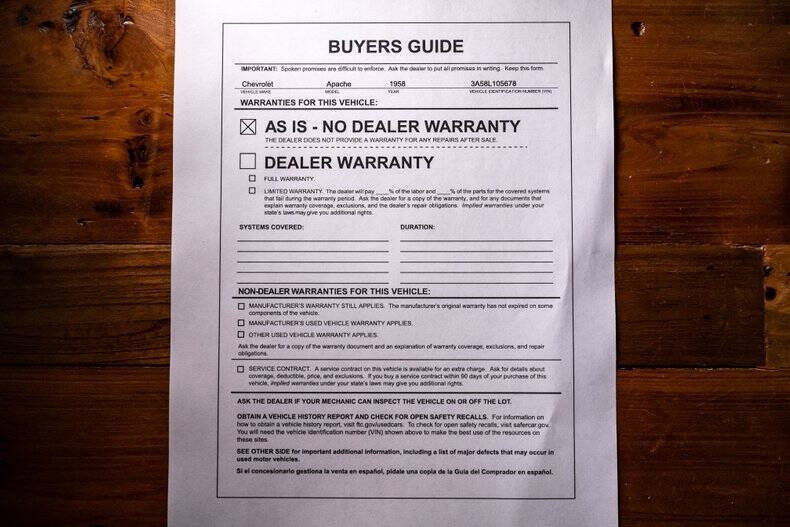 1958 Chevrolet Apache