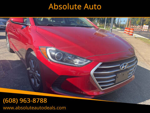 2017 Hyundai Elantra for sale at Absolute Auto in Baraboo WI