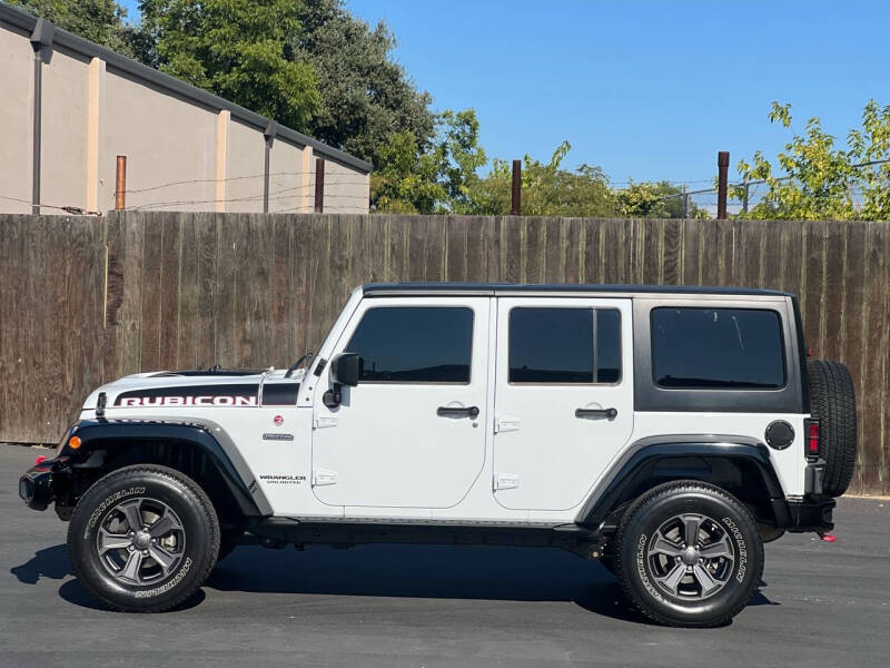 Used 2017 Jeep Wrangler Unlimited Rubicon Recon with VIN 1C4BJWFG1HL620198 for sale in Sacramento, CA