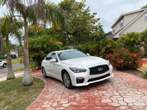 2014 Infiniti Q50 for sale at ONYX AUTOMOTIVE, LLC in Largo FL