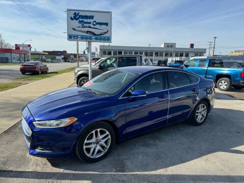 2016 Ford Fusion for sale at Kramer Motor Co INC in Shelbyville IN