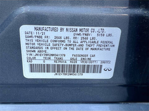 2022 Infiniti Q50 Luxe