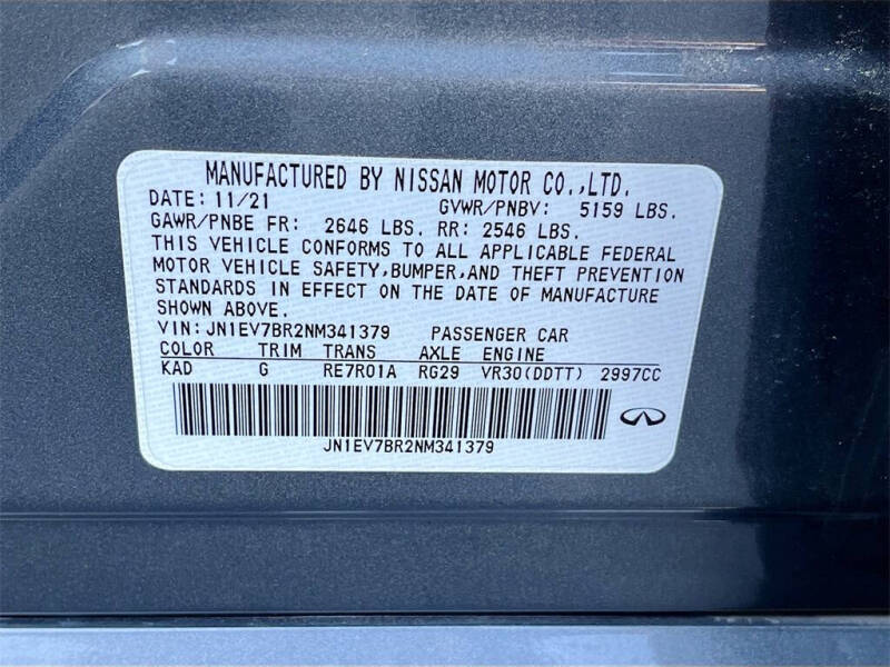 2022 Infiniti Q50 Luxe