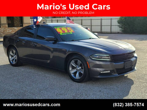 2016 Dodge Charger for sale at Mario's Used Cars in Houston TX