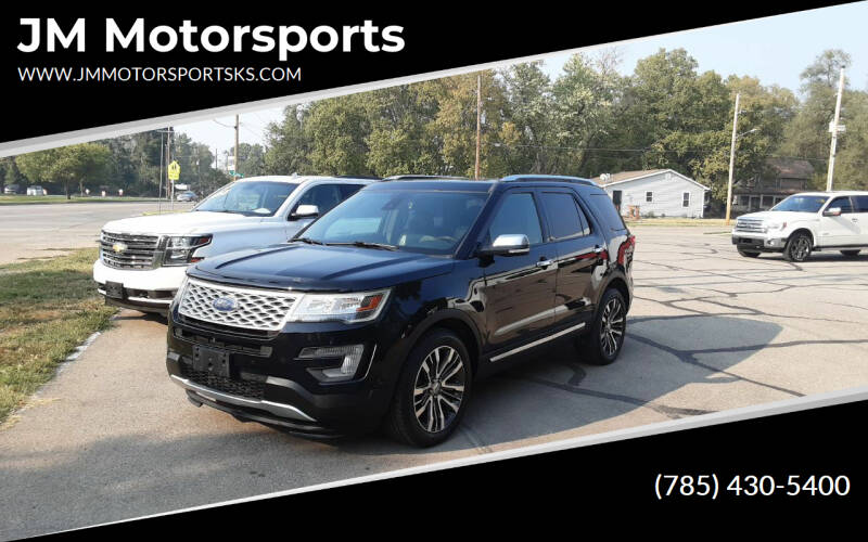 2017 Ford Explorer for sale at JM Motorsports in Topeka KS