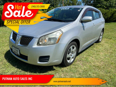 2009 Pontiac Vibe for sale at PUTNAM AUTO SALES INC in Marietta OH