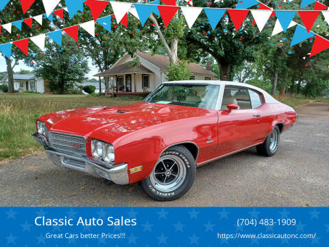 1971 Buick Gran Sport for sale at Classic Auto Sales in Maiden NC