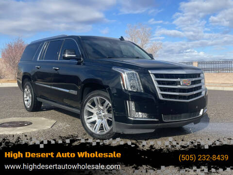 2016 Cadillac Escalade ESV for sale at High Desert Auto Wholesale in Albuquerque NM