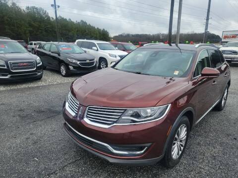 2016 Lincoln MKX for sale at Billy Ballew Motorsports in Dawsonville GA