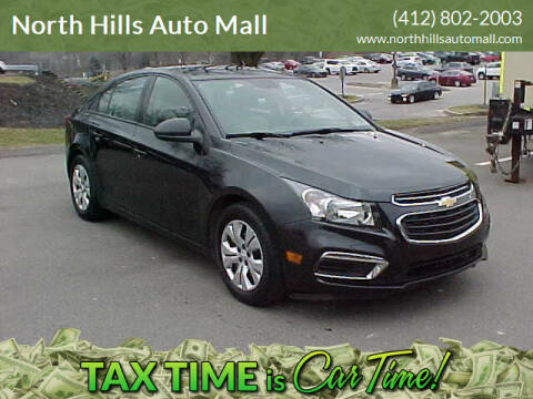 2015 Chevrolet Cruze for sale at North Hills Auto Mall in Pittsburgh PA