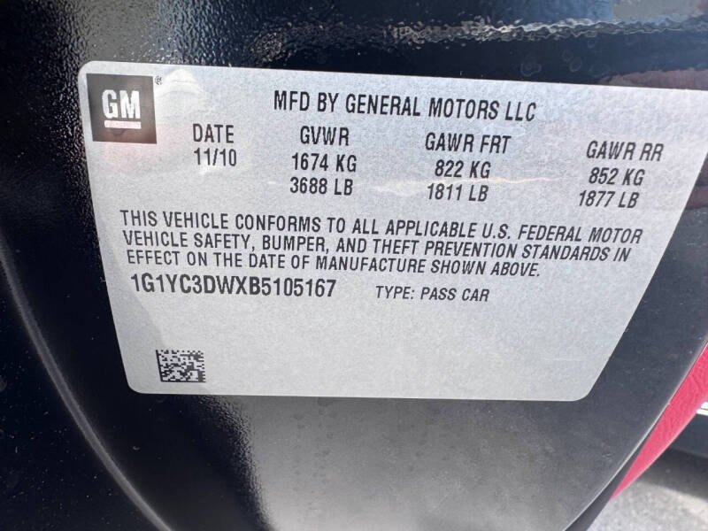 2011 Chevrolet Corvette