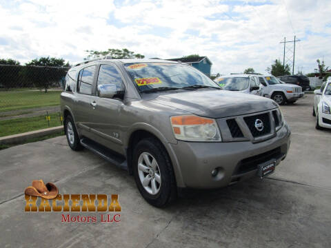 2008 Nissan Armada for sale at HACIENDA MOTORS, LLC in Brownsville TX