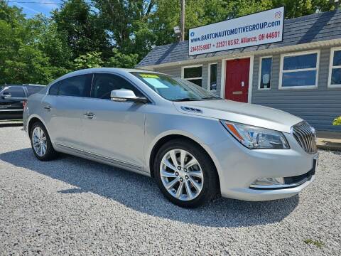 2016 Buick LaCrosse for sale at BARTON AUTOMOTIVE GROUP LLC in Alliance OH