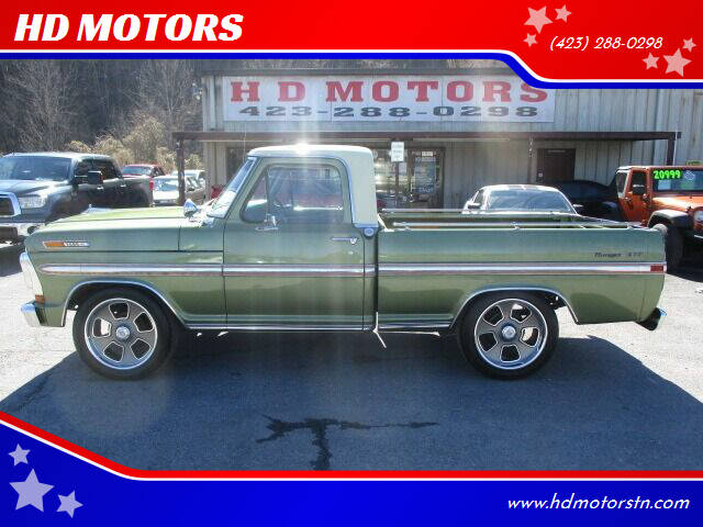 1970 Ford F-100 for sale at HD MOTORS in Kingsport TN