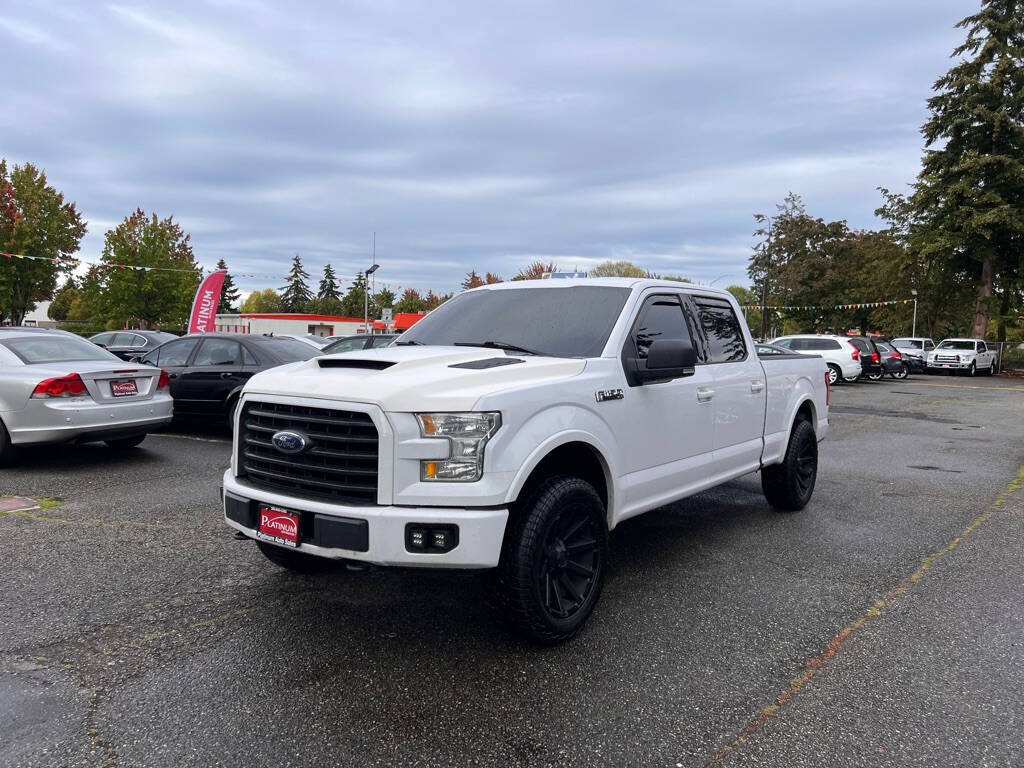 2015 Ford F-150 for sale at PLATINUM AUTO SALES INC in Lacey, WA