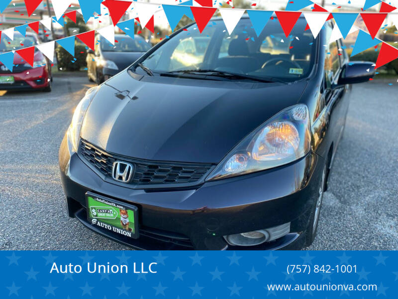 2013 Honda Fit for sale at Auto Union LLC in Virginia Beach VA