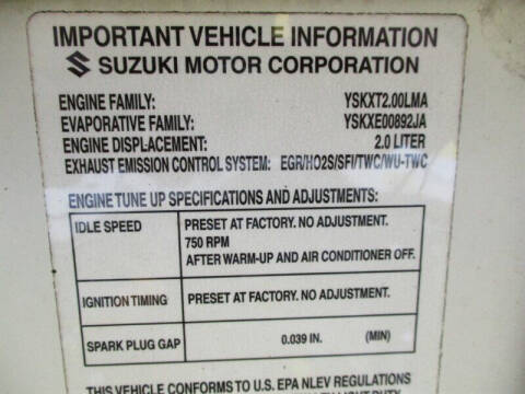 2000 Chevrolet Tracker