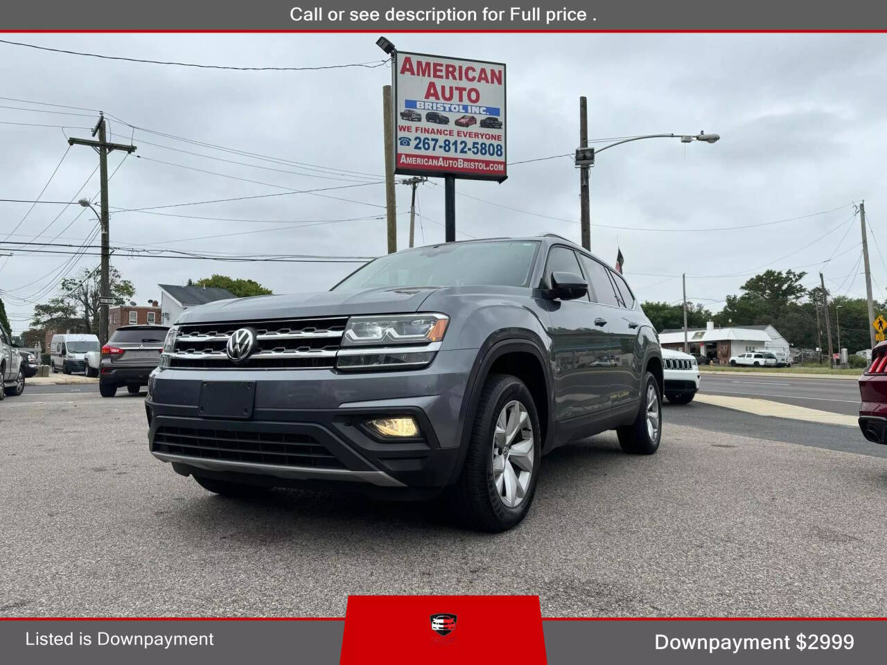 2019 Volkswagen Atlas for sale at American Auto Bristol Inc in Bristol, PA